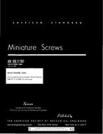 ASME B18.11:1961(R2017) (1961)