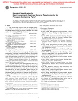 ASTM A985-01 (10.12.2001)
