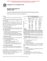 ASTM B29-92(1997) (10.4.1997)