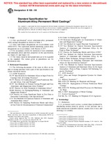 ASTM B108-99 (10.12.2001)