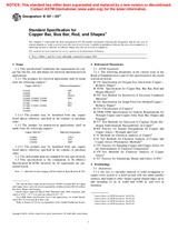 ASTM B187-00e1 (10.3.2000)