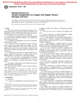 ASTM B601-99A (10.4.2001)