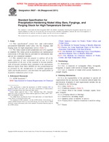 ASTM B637-06(2011) (1.6.2011)