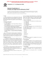 ASTM C27-98(2002) (10.9.1997)