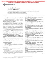 ASTM C33-01 (10.1.2002)