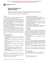 ASTM C91-01 (10.8.2001)