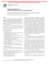 ASTM C156-02a (10.9.2002)