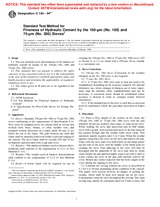 ASTM C184-94e1 (1.1.1994)