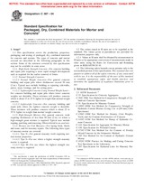 ASTM C387-04 (1.6.2004)