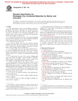 ASTM C387-06 (1.1.2006)