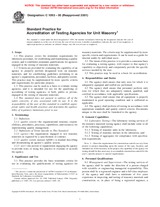ASTM C1093-95(2001) (1.1.2001)