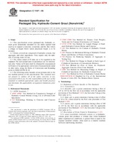 ASTM C1107-05 (15.8.2005)