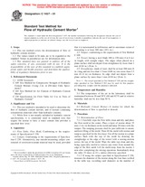ASTM C1437-01 (10.8.2001)