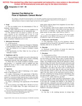 ASTM C1437-99 (10.8.1999)