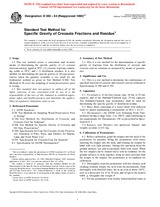 ASTM D369-84(1995)e1 (1.1.1995)