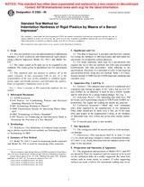 ASTM D2583-95 (10.10.2001)