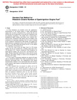 ASTM D2699-01 (10.9.2001)