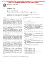 ASTM D2699-01a (10.9.2001)