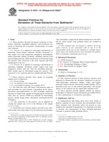 ASTM D3974-81(2003)e1 (10.6.2003)