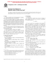 ASTM D4611-86(2000) (1.1.2000)