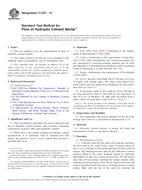 ASTM C1437-13 (15.6.2013)