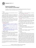 ASTM C1437-15 (1.12.2015)