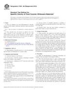 ASTM C329-88(2016) (1.7.2016)
