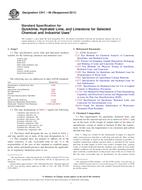 ASTM C911-06(2011) (1.6.2011)