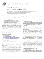 ASTM D3776/D3776M-09a(2013) (1.7.2013)