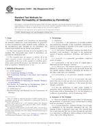 ASTM D4491-99a(2014)e1 (1.1.2014)