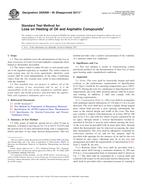 ASTM D6/D6M-95(2011)e1 (1.1.2011)