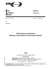 ETSI ETR 027-ed.1 (30.9.1991)