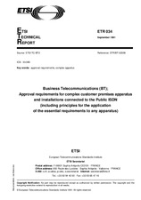 ETSI ETR 034-ed.1 (24.9.1991)