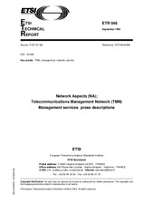 ETSI ETR 048-ed.1 (7.9.1992)