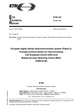 ETSI ETR 107-ed.1 (30.10.1993)