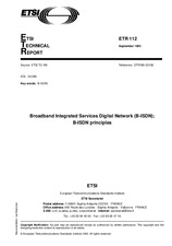 ETSI ETR 112-ed.1 (28.9.1993)