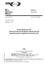 ETSI ETR 115-ed.1 (29.12.1993)