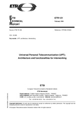 ETSI ETR 121-ed.1 (3.2.1994)