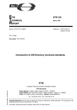 ETSI ETR 125-ed.1 (30.3.1994)