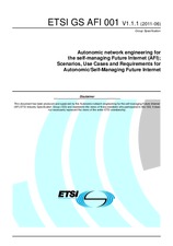 ETSI GS AFI 001-V1.1.1 (29.6.2011)
