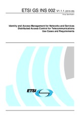 ETSI GS INS 002-V1.1.1 (3.9.2010)