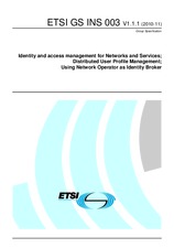 ETSI GS INS 003-V1.1.1 (2.11.2010)