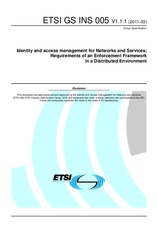 ETSI GS INS 005-V1.1.1 (3.3.2011)