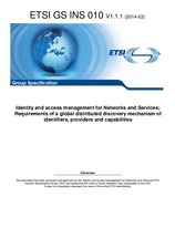 ETSI GS INS 010-V1.1.1 (3.3.2014)