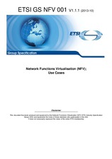 ETSI GS NFV 001-V1.1.1 (10.10.2013)