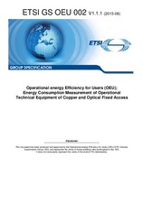 ETSI GS OEU 002-V1.1.1 (10.6.2015)