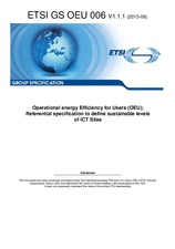 ETSI GS OEU 006-V1.1.1 (15.6.2015)
