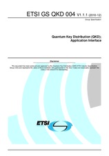 ETSI GS QKD 004-V1.1.1 (3.12.2010)