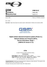 ETSI GTS GSM 02.42-V5.1.0 (15.1.1998)