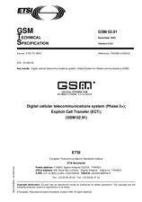 ETSI GTS GSM 02.91-V5.0.0 (15.2.1996)
